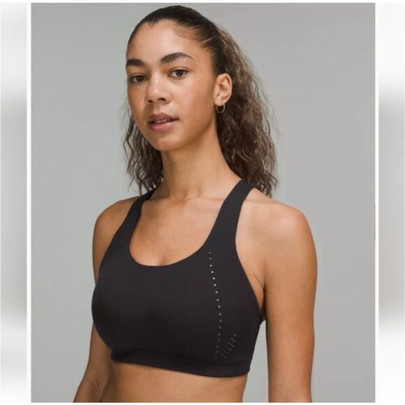 Lululemon AirSupport Bra *High Support, B-DDD Cups 38 DD Black / Asphalt Grey - Picture 1 of 10